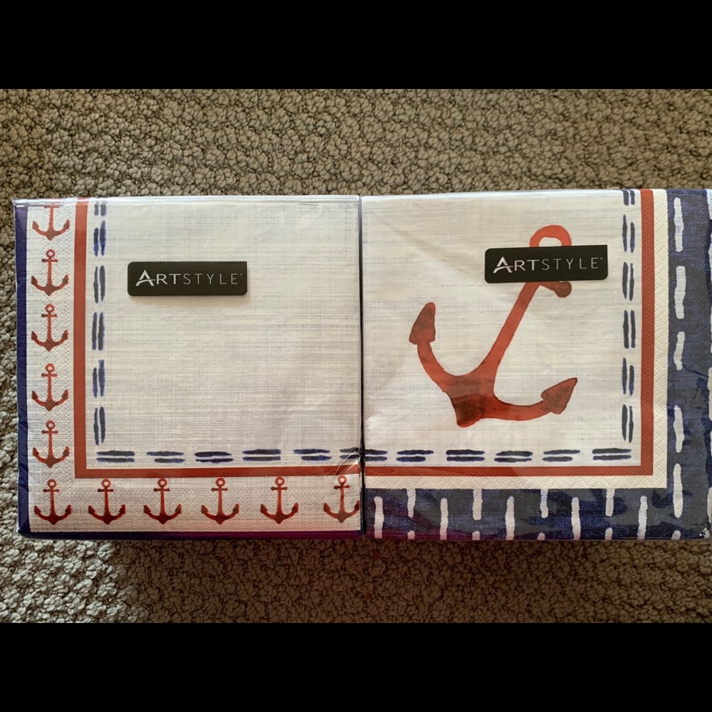 Anchor guest napkins